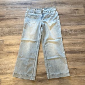 Tribal Jeans Audrey Mid-Rise Wide Leg